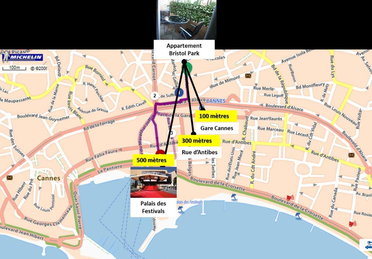 דירות קאן Bristol Park - Parking - 5Mn Walk From Palais Des Festivals מראה חיצוני תמונה